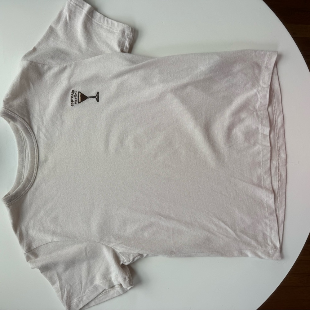 Abercrombie & Fitch White Short Sleeve Tee